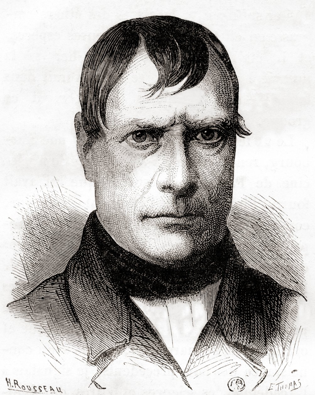 Marie Jean Pierre Flourens，来自“Les Merveilles de la Science”，约 1870 年出版（石版画） 作者 法语学校