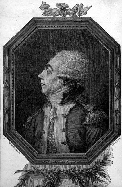 Marie Joseph Paul Yves Roch Gilbert du Motier, Marquis de Lafayette (1757-1834) 雕刻) 作者 法语学校