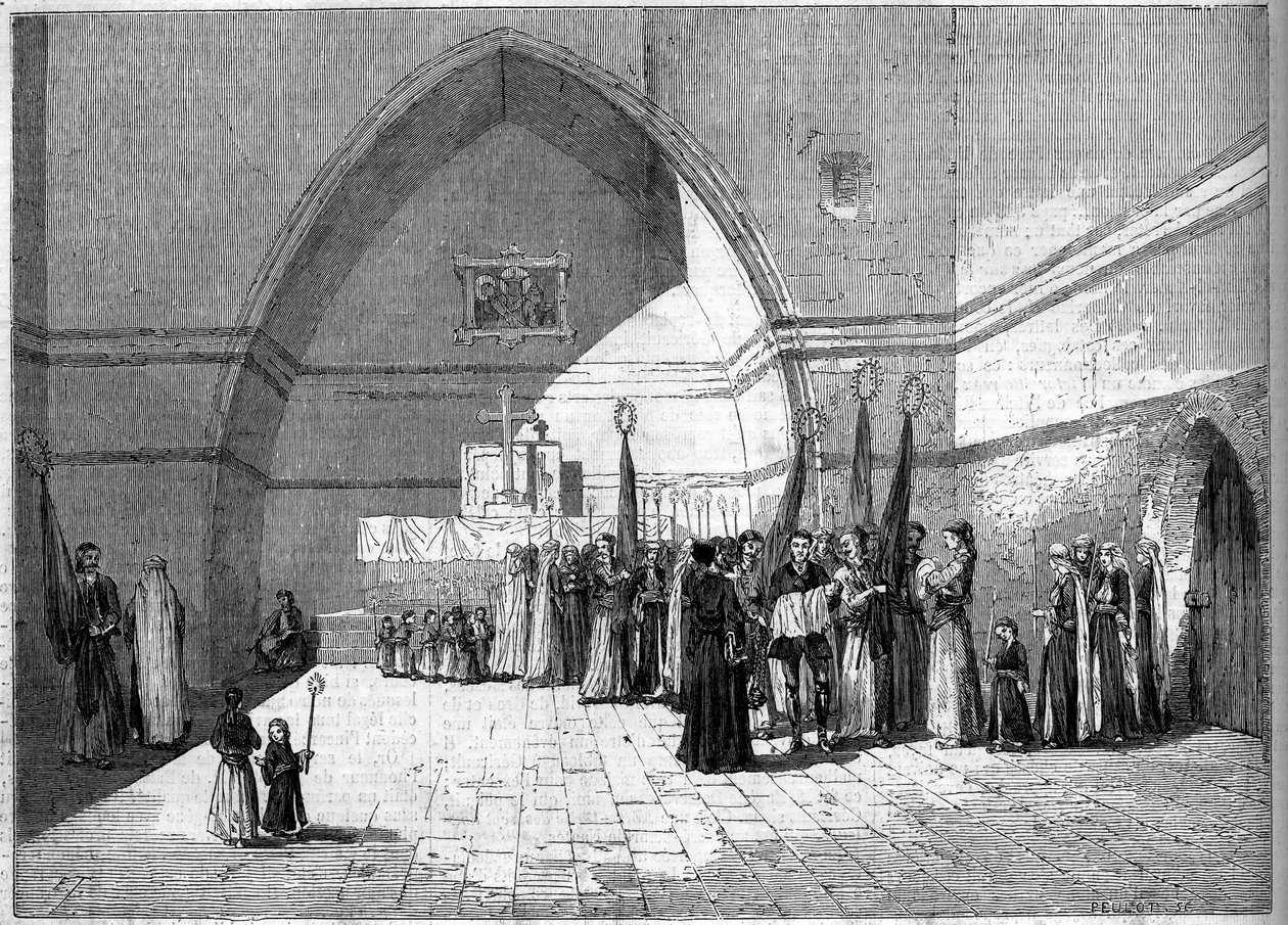 Maronite rite - Bapteme in a family of Metualis - Beirut 作者 法语学校