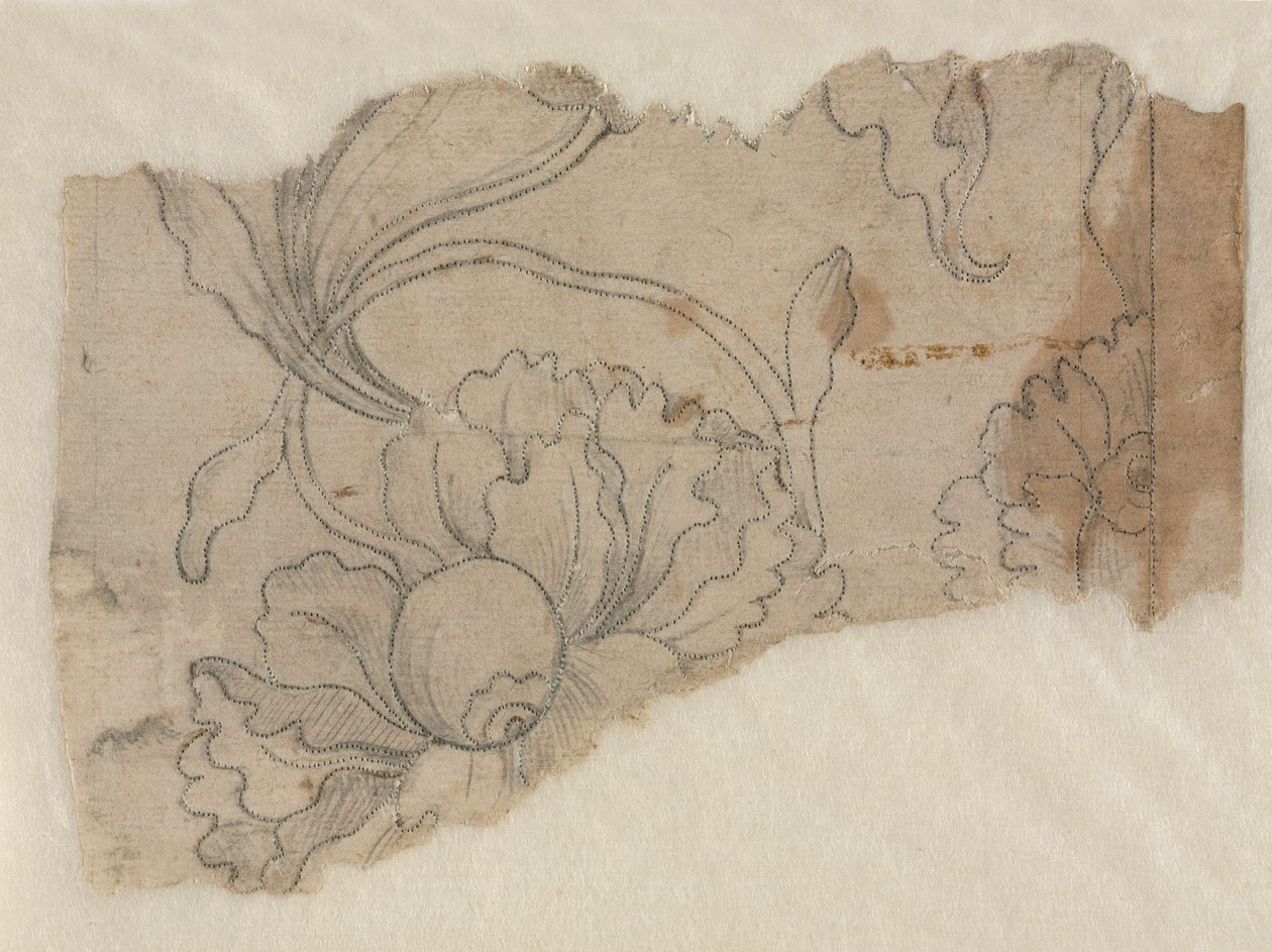 镶嵌设计，c.1730-60 作者 法语学校