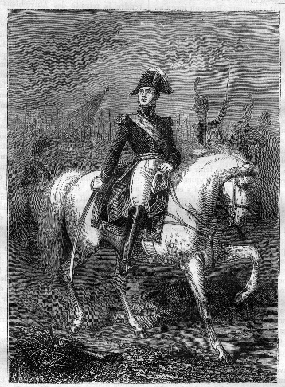 Etienne-Jacques-Joseph-Alexandre Macdonald元帅（雕刻）--Jacques Alexandre Macdonald（1765-1840），法国元帅--载于Adolphe Thiers的 "Histoire de l