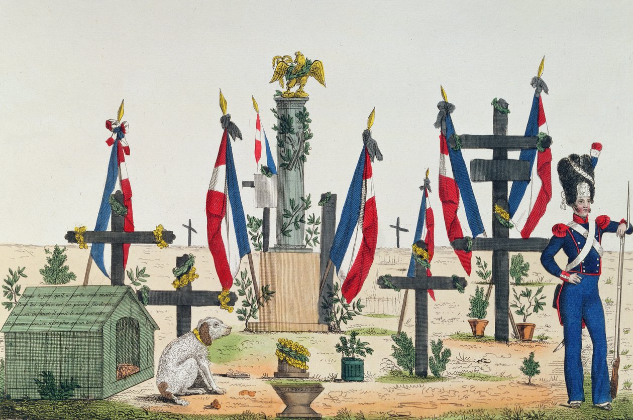 梅多，卢浮宫忠实的狗，1831年 作者 法语学校
