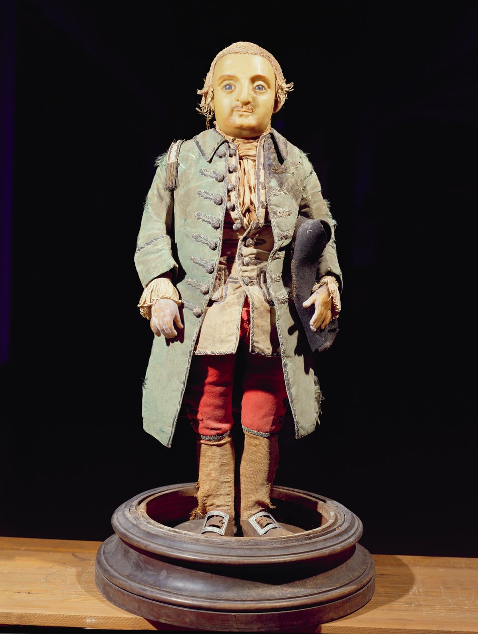 Nicolas Fery（Bebe）模型（1741-64）波兰国王Stanislas Lesczinski（1677-1766）的矮人（蜡） 作者 法语学校