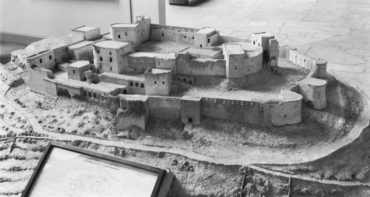 模型的Krak des Chevaliers，模型 作者 法语学校
