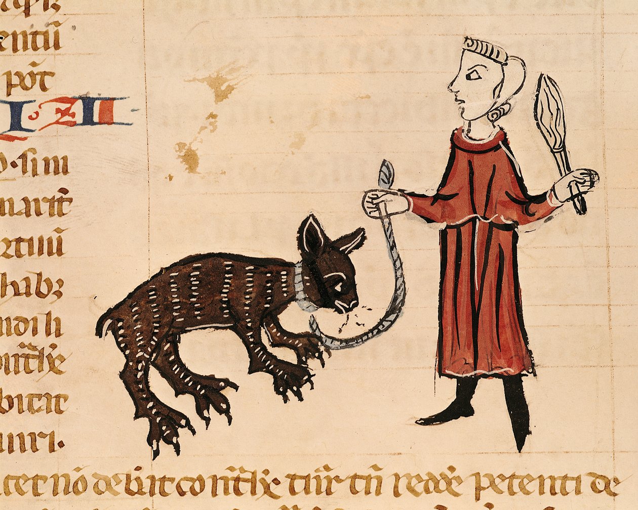 Ms 372 fol.241v来自Decrets de Gratien的熊守护者 作者 法语学校