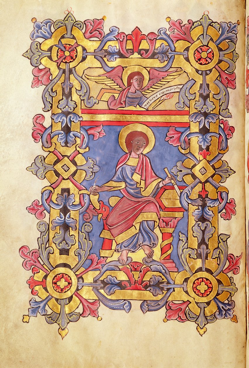 479 St. Matthew女士，来自Cysoing Abbey的福音书 作者 法语学校