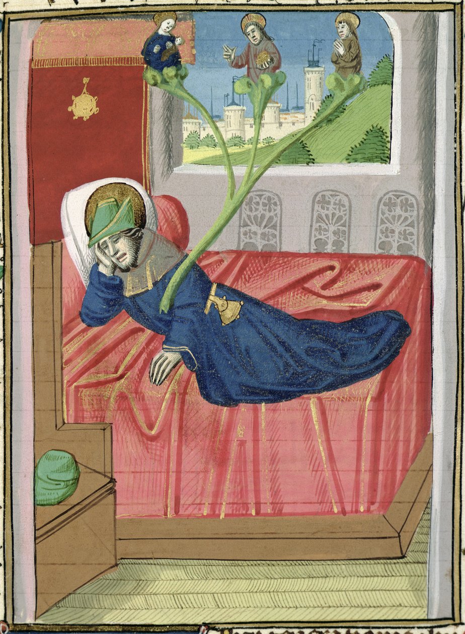 H 7 fol.145r，来自Jean XXII圣经的耶西之树 作者 法语学校