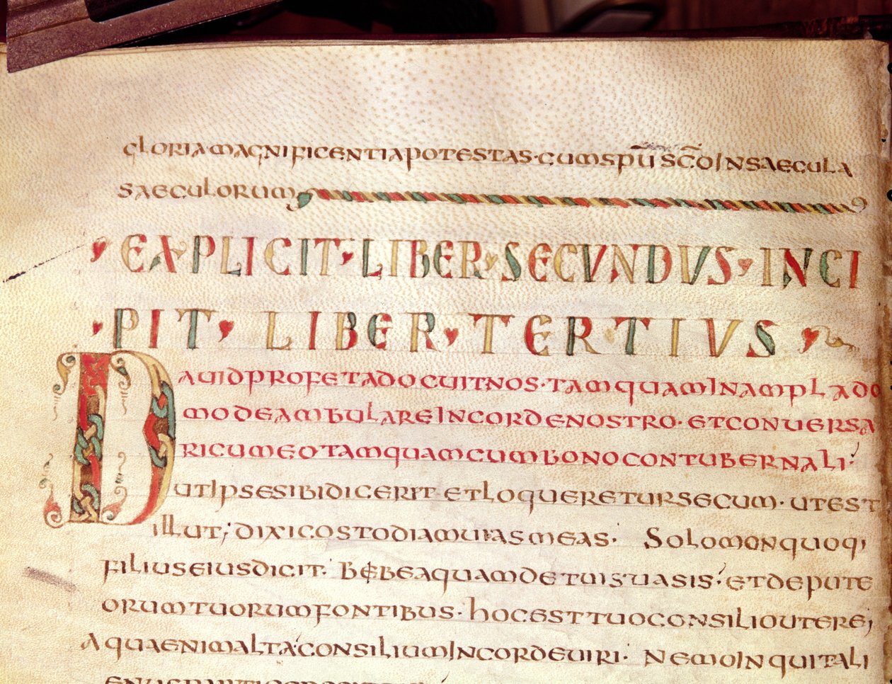 Lat 1732 Fol.67v女士从Saint Ambroise的作品（340-396）开始的历史D 作者 法语学校