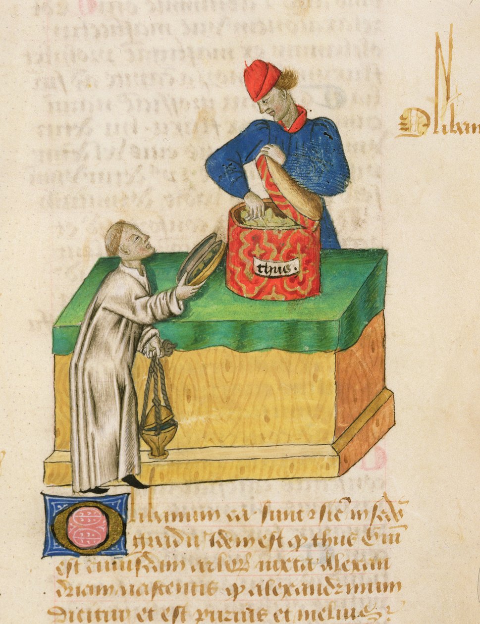 德女士中草药Dioscorides fol.104r的香卖家 作者 法语学校