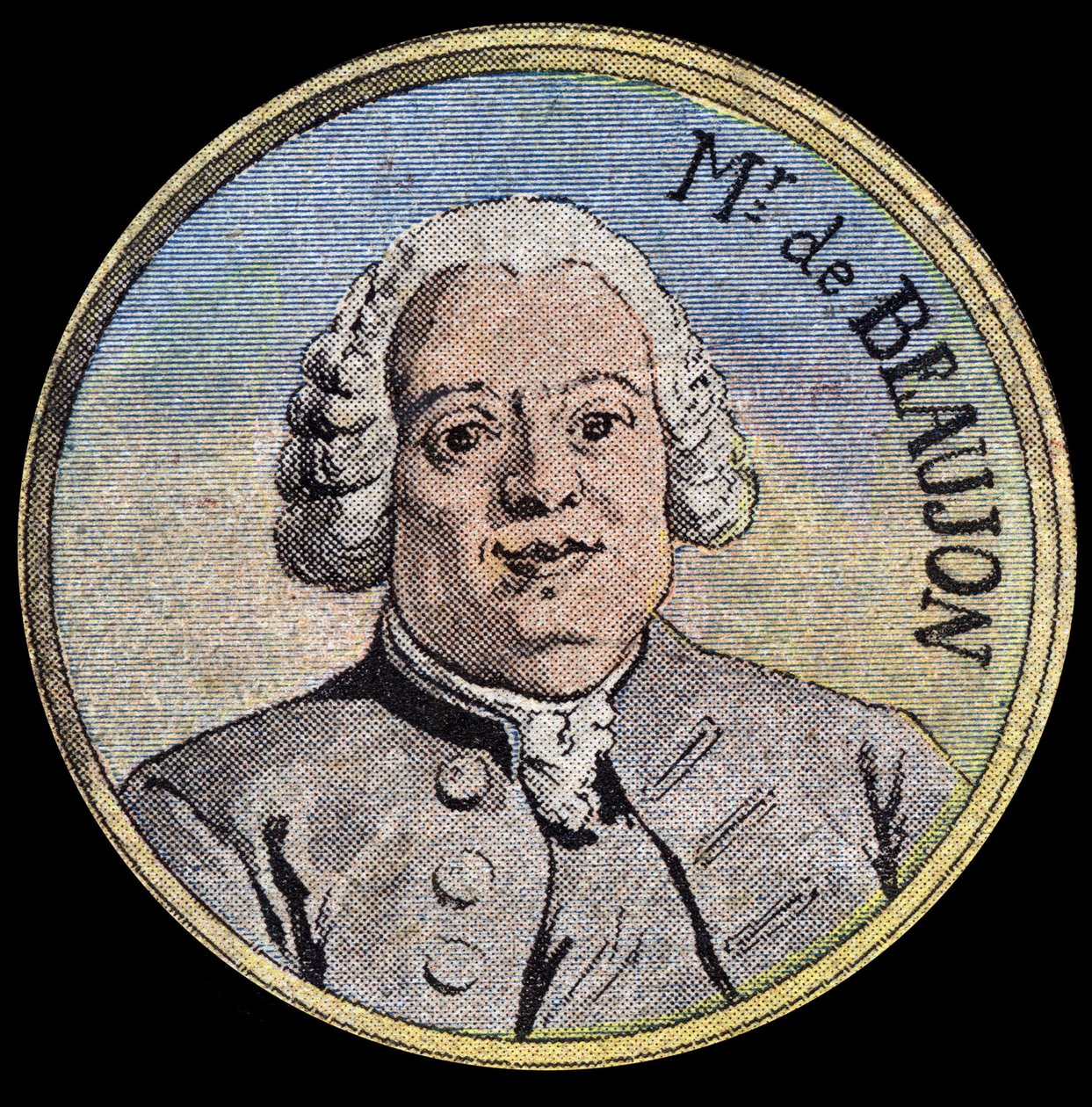 尼古拉-博琼（1718-1786），法国金融家和参议员。 作者 法语学校