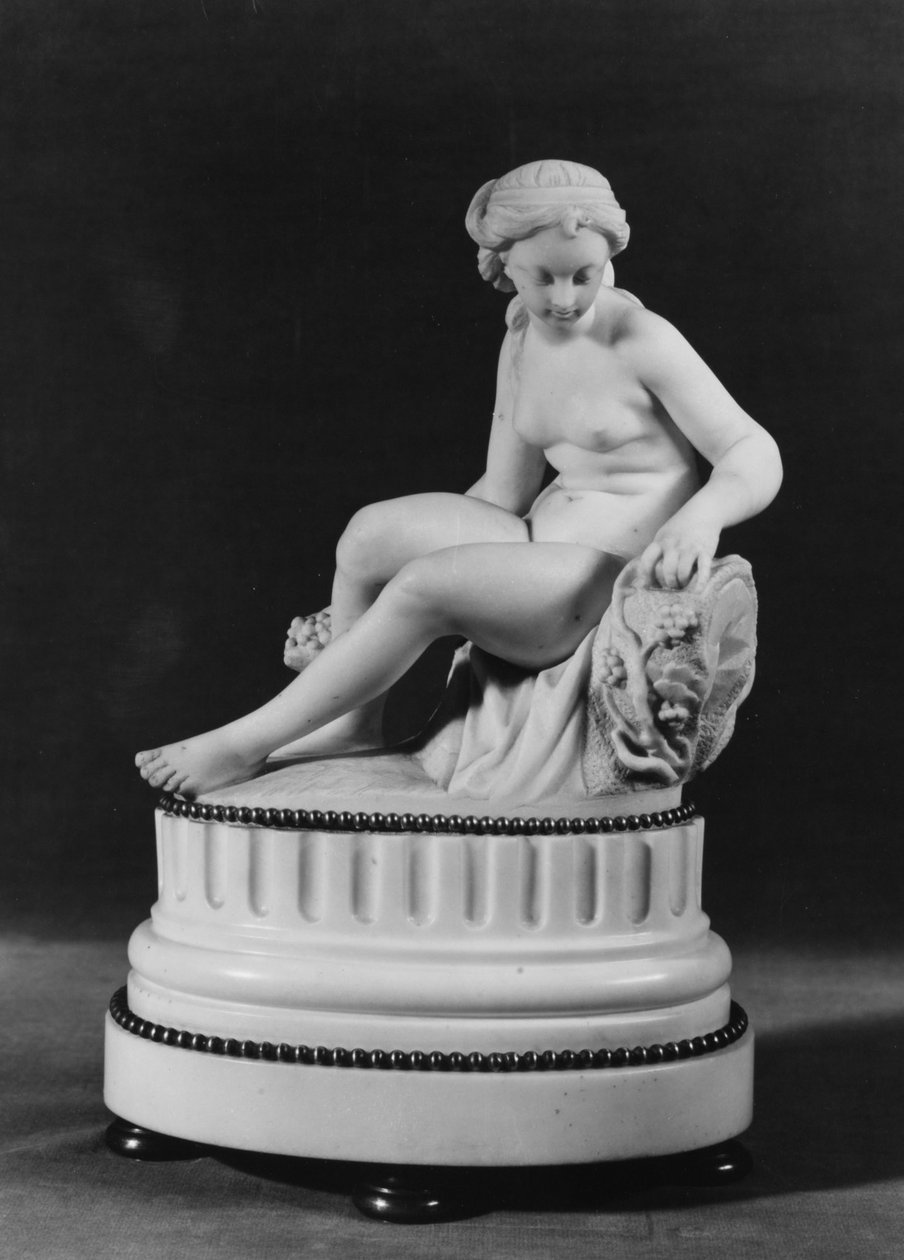 仙女（春天），约1770-80（大理石）。 作者 法语学校
