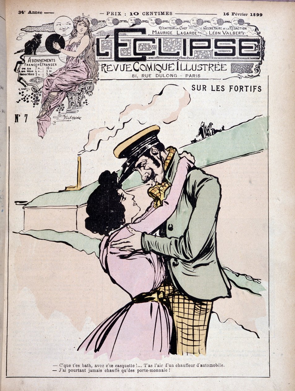 1899年2月16日的 "日蚀"。 作者 法语学校