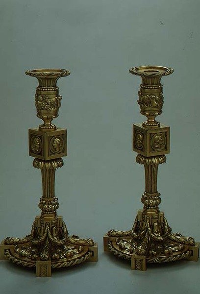 Boucheron烛台，1783年（银镀金） 作者 法语学校