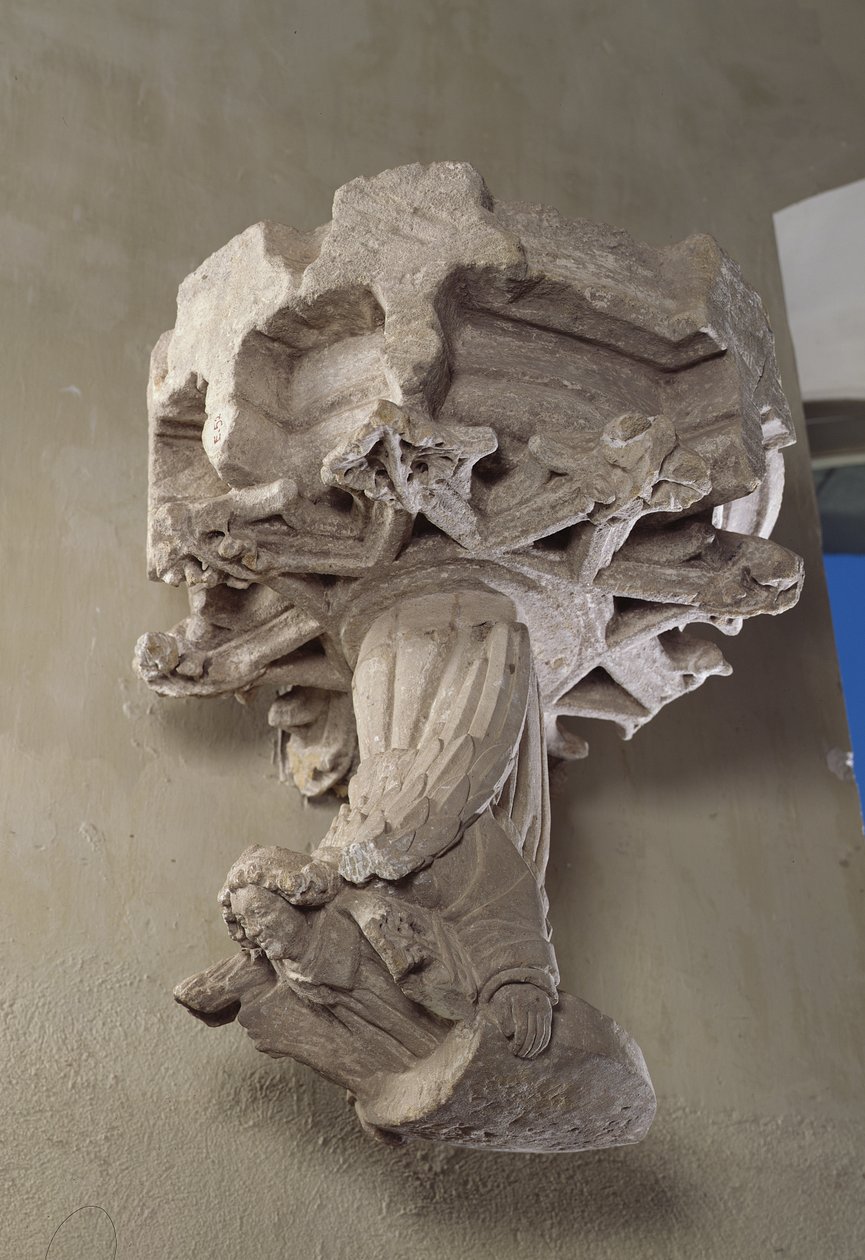 等待基石：天使（砂岩） 作者 法语学校