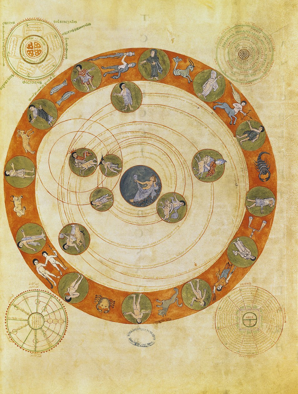 Aratus现象，宇宙图（天堂地图） 作者 法语学校