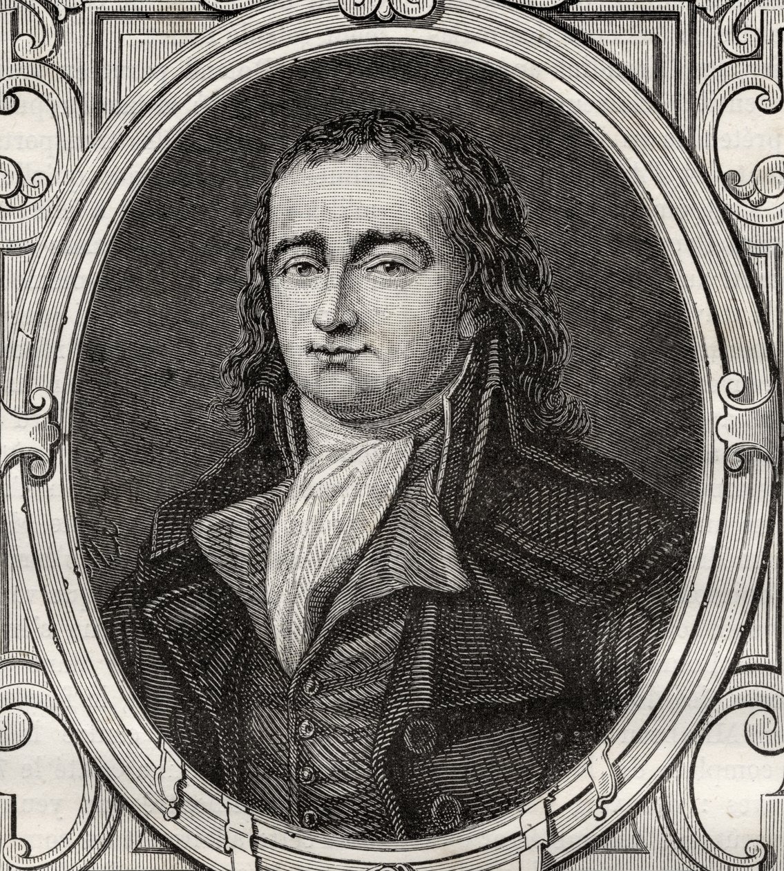 皮埃尔加斯帕德Chaumette（1763-94）来自路易斯布兰克的“法国革命史”（1811-82） 作者 法语学校