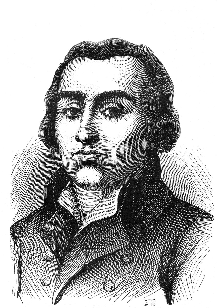 皮埃尔-约瑟夫-坎邦（Pierre Joseph CAMBON，1756-1820 年），帆布商人，国民大会代表 - 1864 年雕刻作品 作者 法语学校