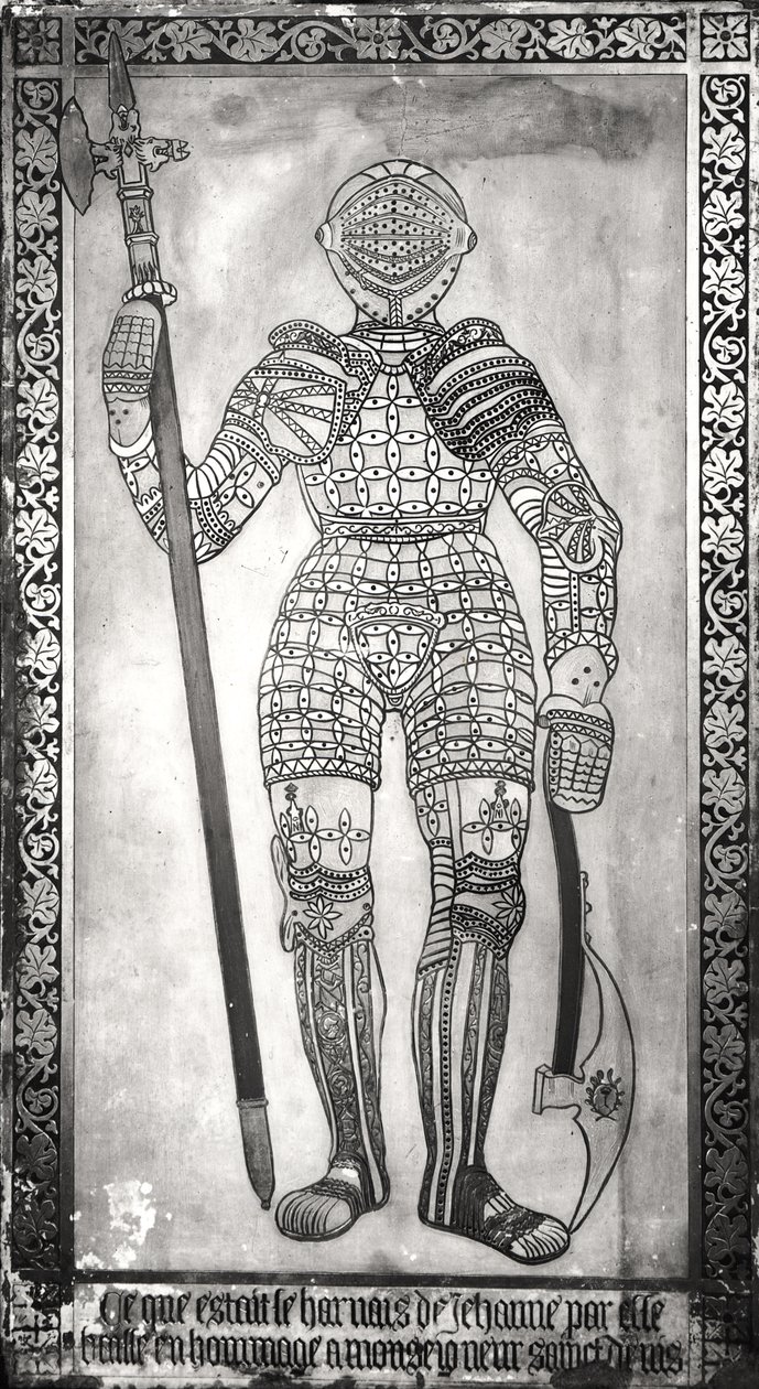牌匾描绘圣女贞德（1412-31） 作者 法语学校