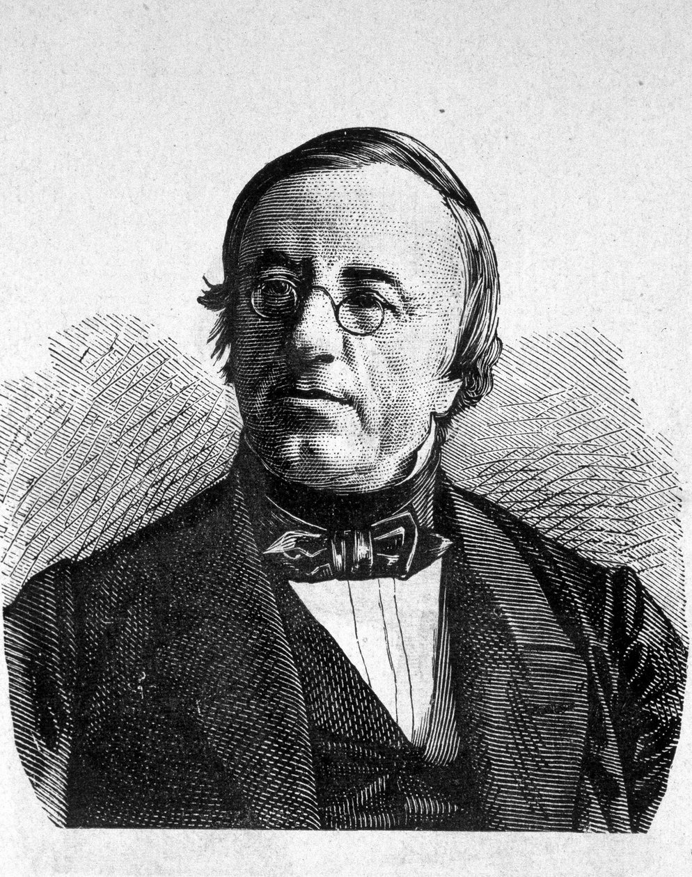 瑞士物理学家A. de la Rive (1801 - 1873)的肖像--载于《科学专辑；杰出的科学家；伟大的发现》1896。 作者 法语学校