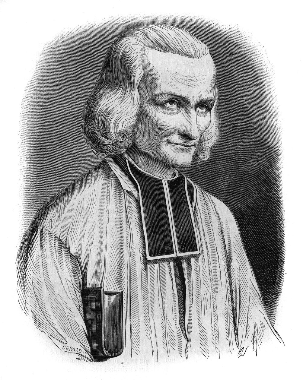 Abbe Jean Marie Vianney（Vianey，Viannay，Viennet）的肖像，被称为Cure d