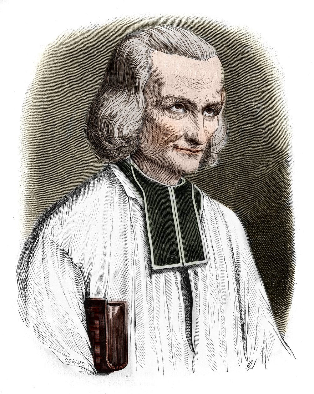 Abbe Jean Marie Vianney（Vianey，Viannay，Viennet）的肖像，被称为Cure d