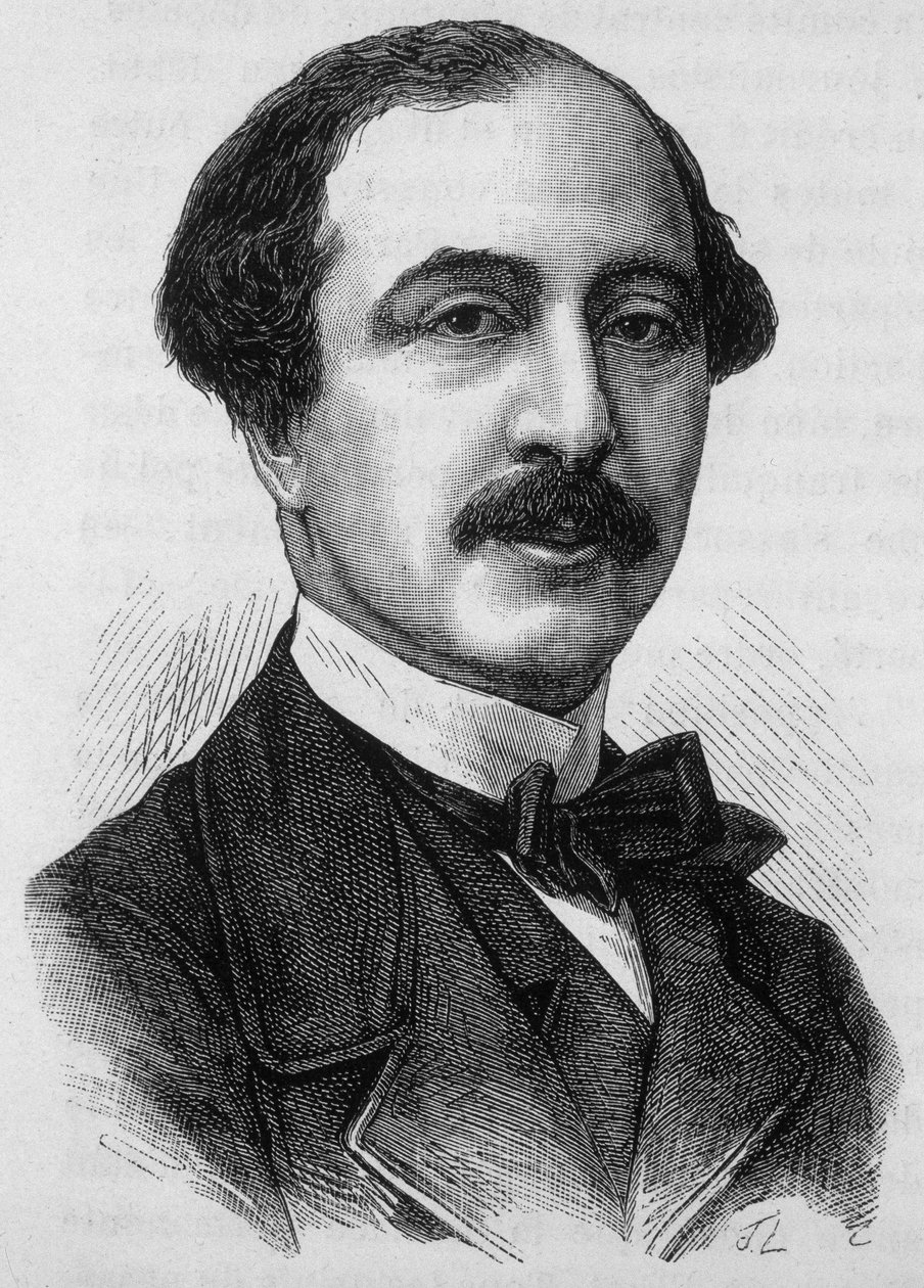 Portrait of Anatole Prevost Paradol, French journalist and politician (1829 -1870). 作者 法语学校