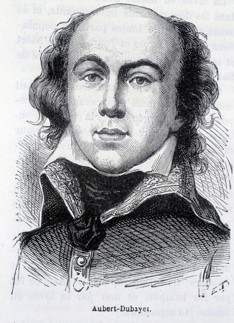 Portrait of Annibal Aubert Dubayet (1759-1797), military and politician of the French Revolution - in “” L