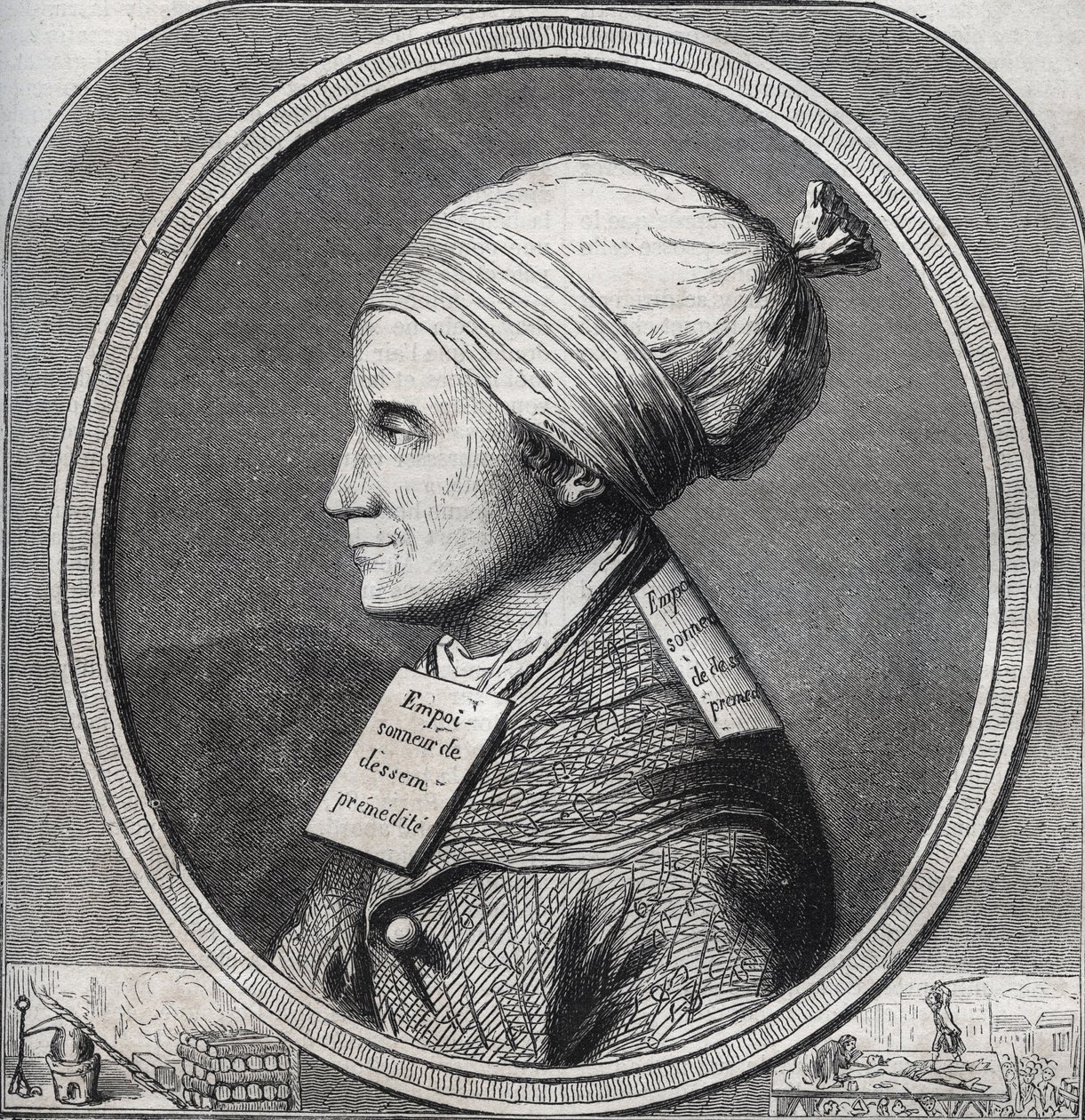 安托万-弗朗索瓦（Antoine Francois）-德鲁瓦（1744-1777）法国诗人的肖像--Armand Fouquier (1817-18?) 1858-1867年在 "Causes celebres de tous les peuples "的版画--私人收藏 作者 法语学校
