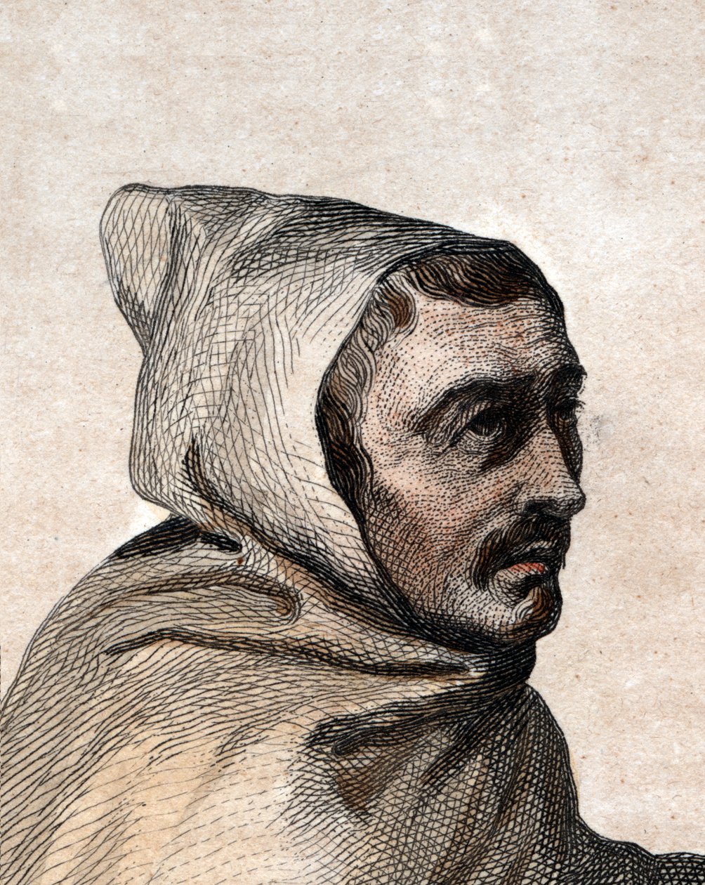 Armand Jean le Bouthillier de Rance（1626-1700）的肖像，法国方丈和Trappist Cistercians的创始人。 作者 法语学校