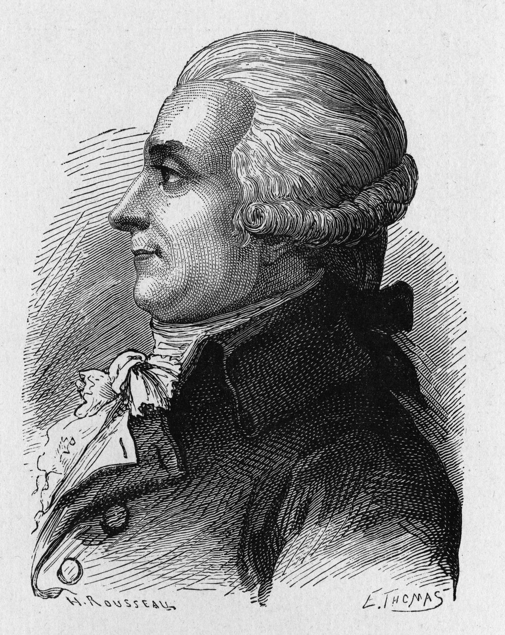 Louis-Bernard Guyton-Morveau男爵（Louis Bernard Guyton de Morveau）（Guiton）（1737-1816）的肖像，法国政治家、化学家和革命家--载于《科学专辑；杰出的学者；大事件》1896年。 作者 法语学校