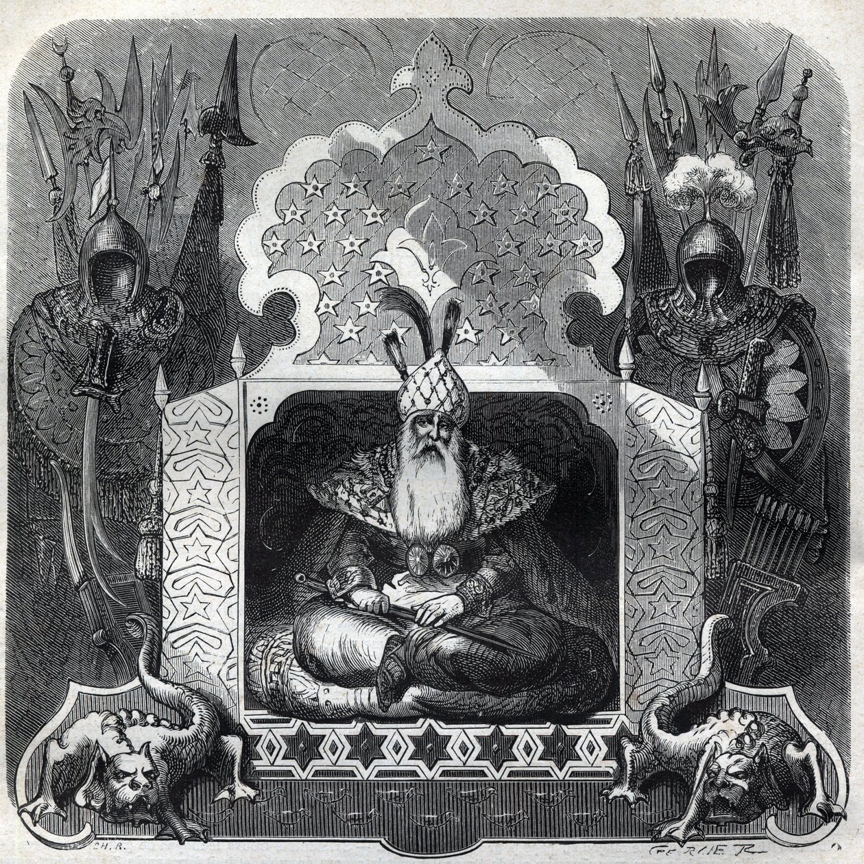 巴耶兹德一世的画像（Bajazet 作者 法语学校