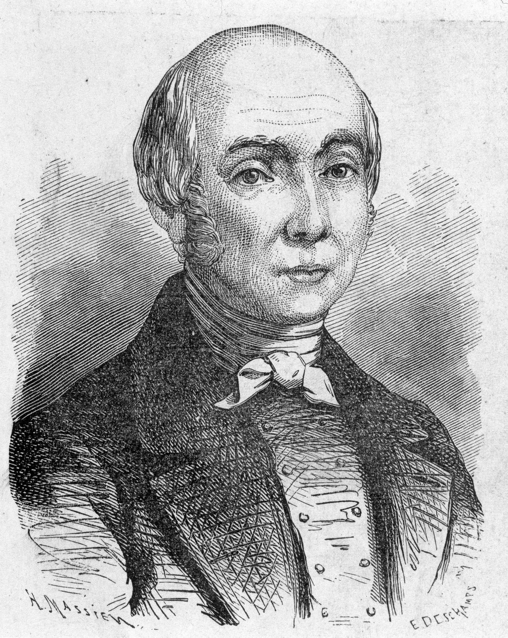 查尔斯-达勒里（1754-1835）的肖像，载于《科学专辑；杰出的学者；伟大的发现》1896年。 作者 法语学校