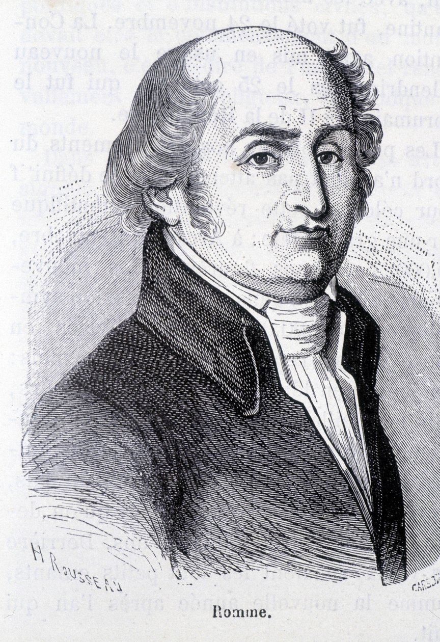 Portrait of Charles Gilbert Romme, French politician (1750-1795) - in “” L