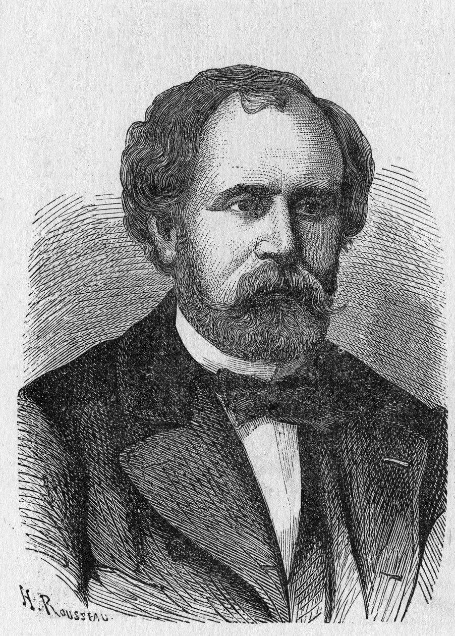 Portrait of Charles Laurent - in “” Album of Science; illustrious scientists; Great discoveries””” 1896. 作者 法语学校