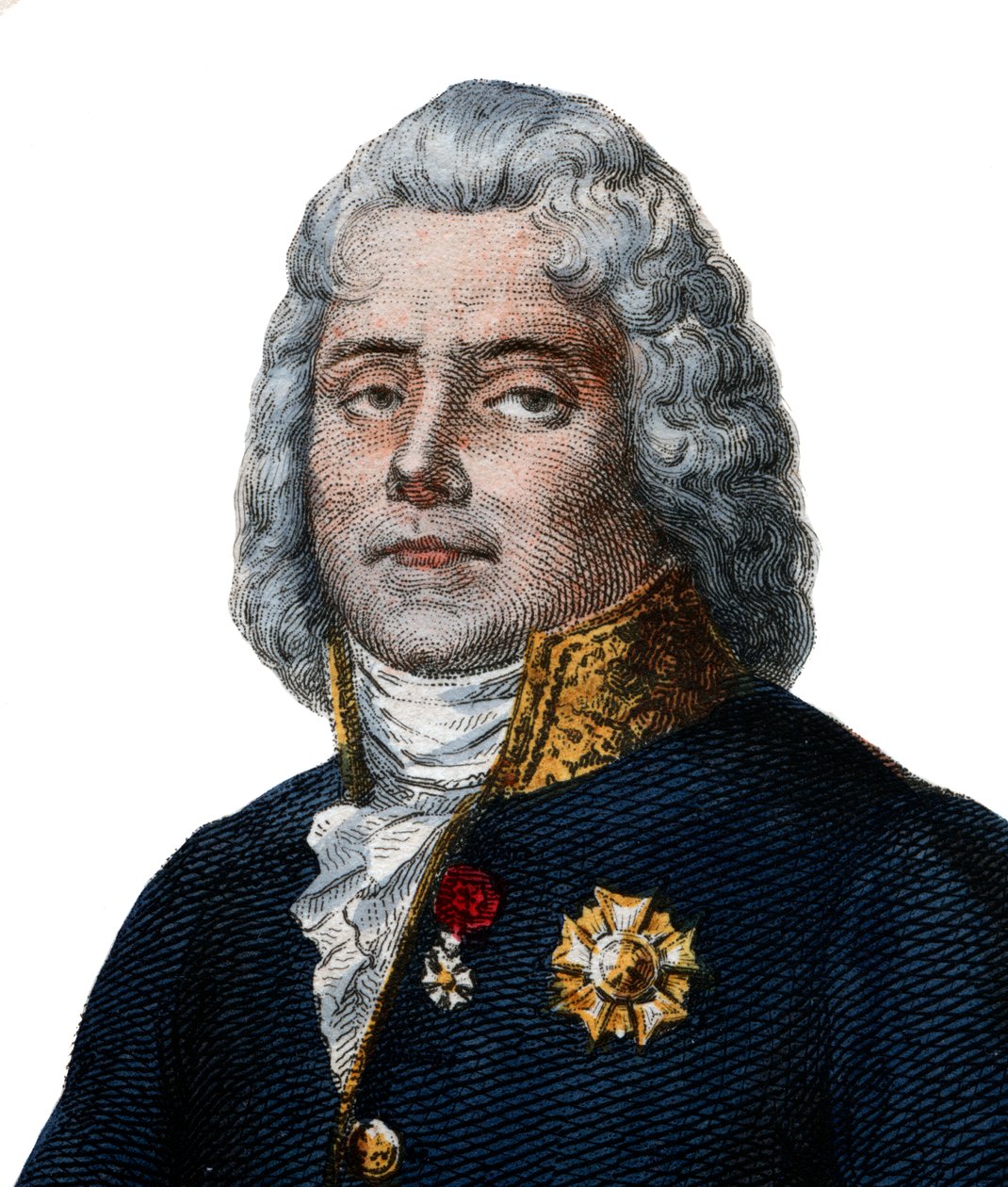 Charles Maurice de Talleyrand Perigord（1754-1838）的肖像，法国外交官Prince de Benevent。 作者 法语学校