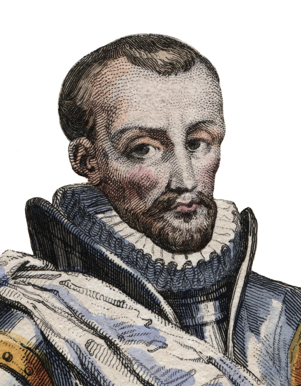 Charles de Cosse的肖像，Brissac伯爵（1505-1563），法国元帅。 作者 法语学校