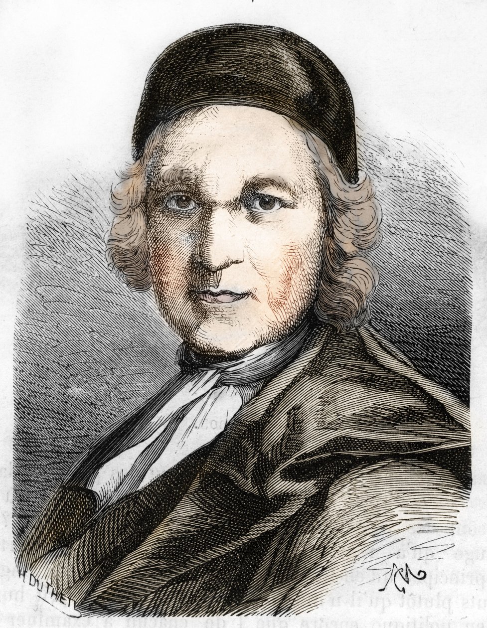Portrait of Charles de Saint evremond 作者 法语学校