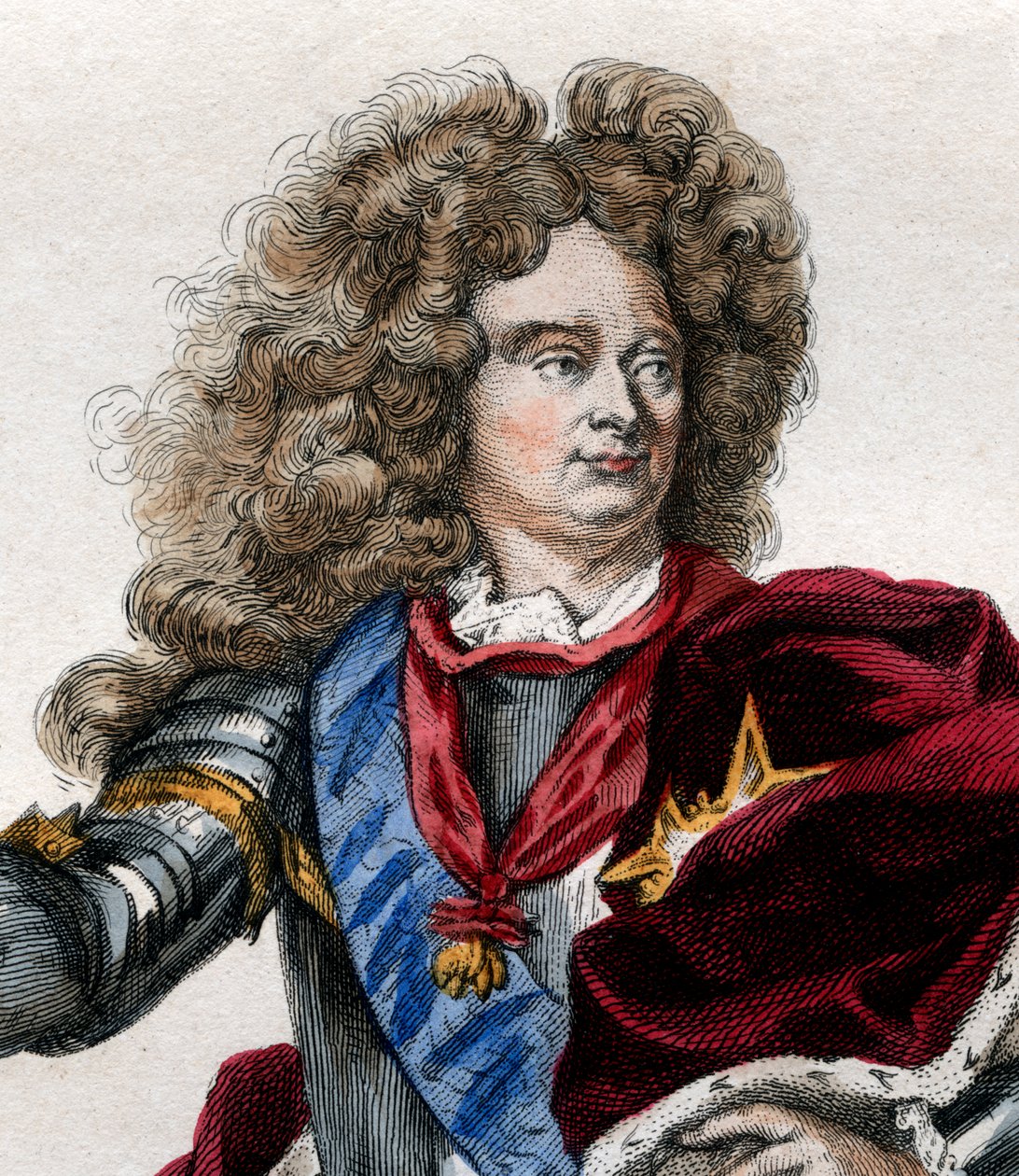 Claude Louis Hector de Villars（1653-1734）的肖像，法国元帅。 作者 法语学校