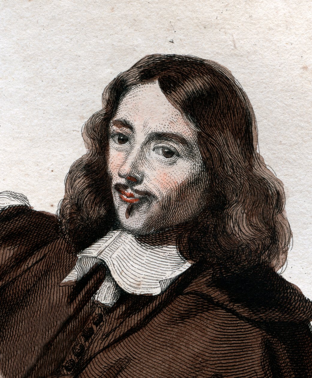 Claude Perrault（1613-1688），法国建筑师，医师和解剖学家的肖像。 作者 法语学校