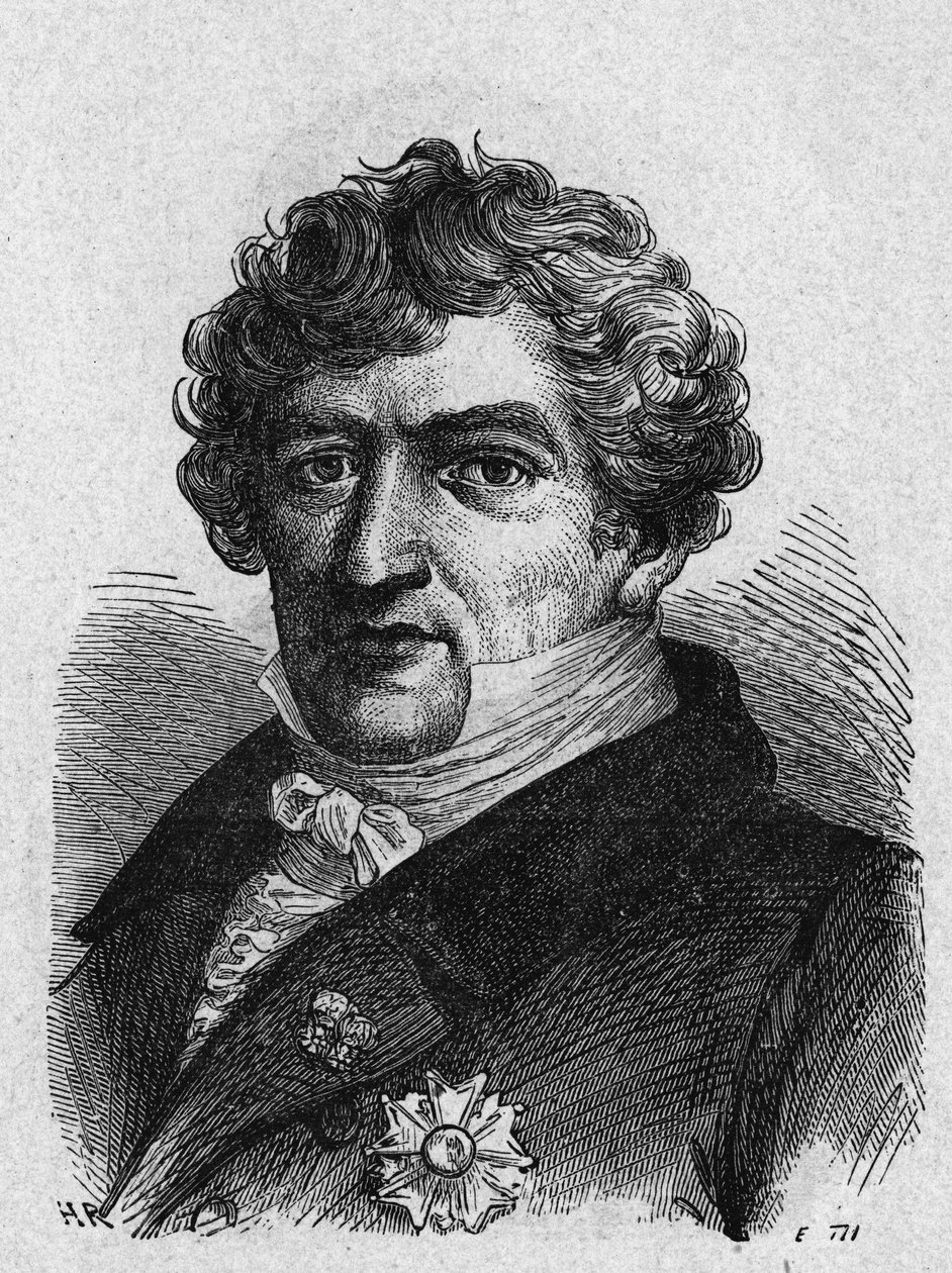Portrait of Cuvier (1769-1832), French zoologist and paleontologist - in “Album de la Science; illustrious scientists; Great discoveries””” 1896. 作者 法语学校