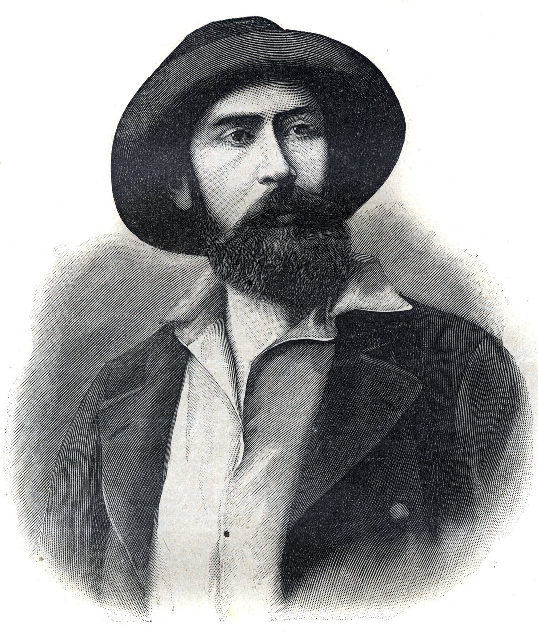 诺埃尔-尤金-巴莱医生（1847-1902）的肖像，法国探险家和殖民地行政长官，法属西非第二任总督（AOF或A.O.F.），1902年雕刻。私人收藏。 作者 法语学校