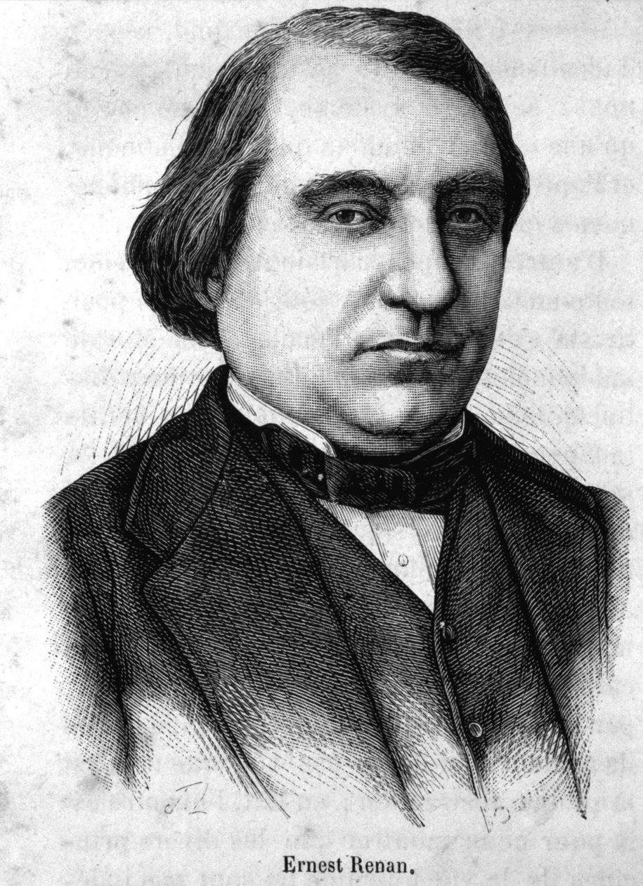 Portrait of Ernest Renan (1823 - 1892) - in “” L