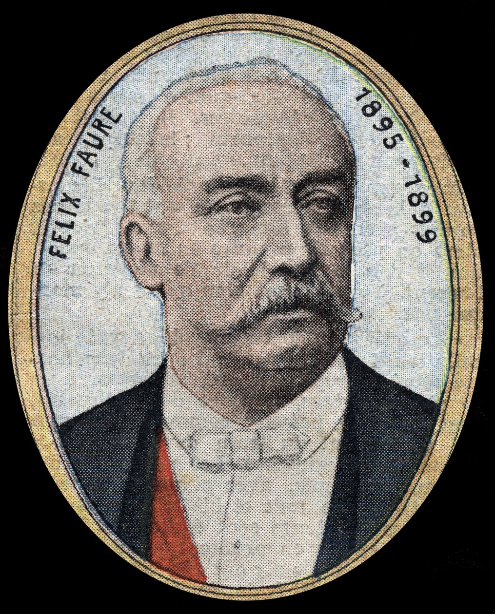 费利克斯-福尔（1841-1899）的肖像，工业家和政治家，温和的共和国主义者，他在1895至1899年期间成为共和国总统。 作者 法语学校