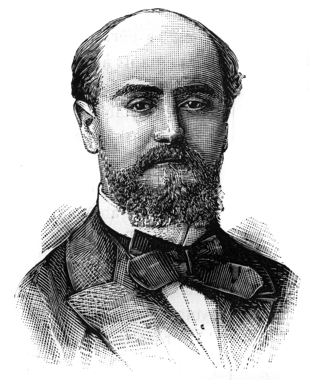 费利克斯-格拉内（1849-1936）的肖像，法国政治家。1月16日，《世界画报》上的版画。 作者 法语学校