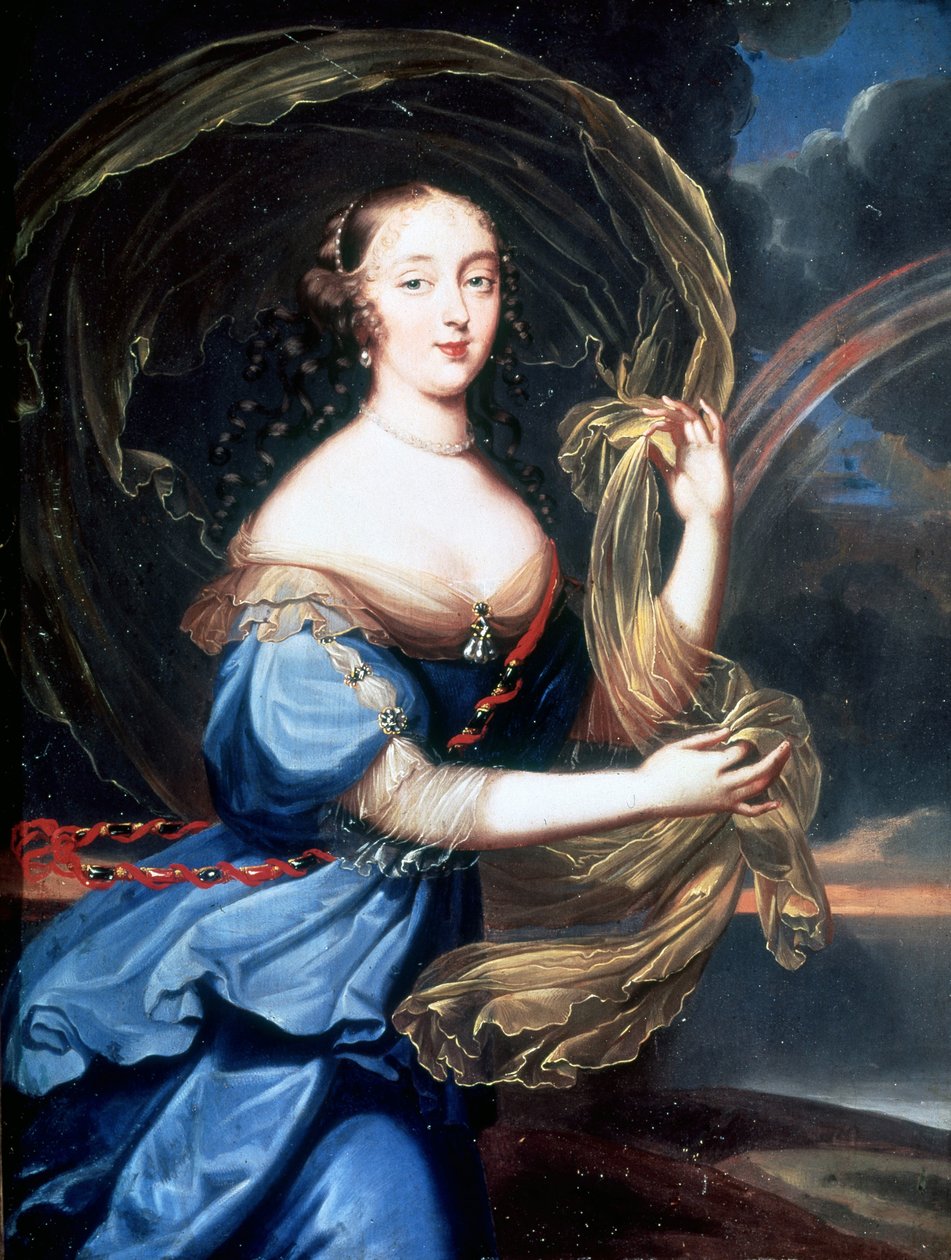 Chithunzi cha Francoise Athenais (Francoise-Athenais) wolemba Rochechouart Mortemart, Marquise de Montespan (kapena Madame de Montespan) (1640-1707). 作者 法语学校
