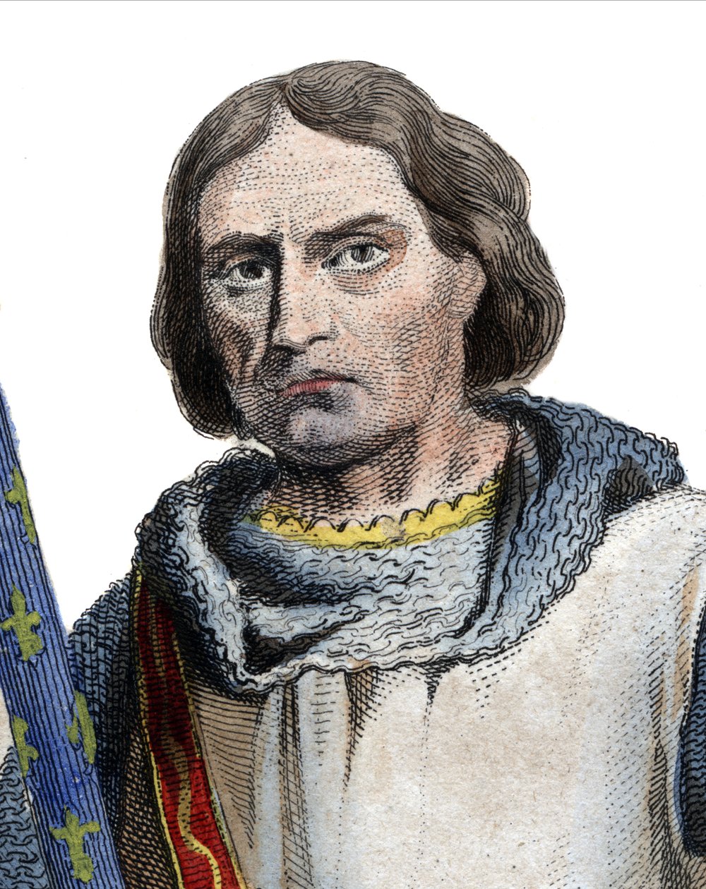 Gaucher V de Chastillon（c.1249-1329），法国康斯特布尔的肖像。 作者 法语学校