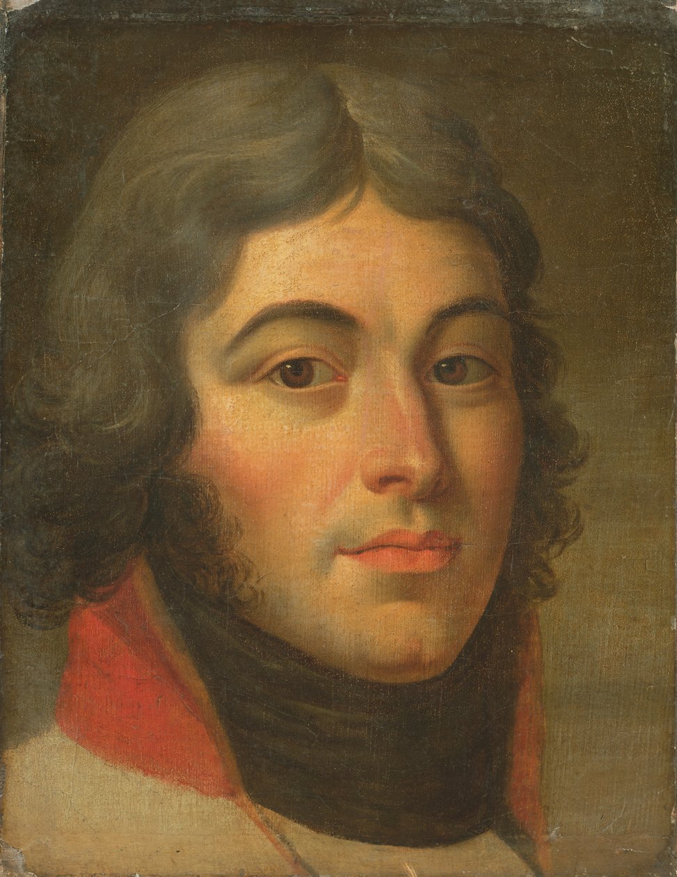 Louis-Lazare Hoche将军的肖像（1768-97） 作者 法语学校