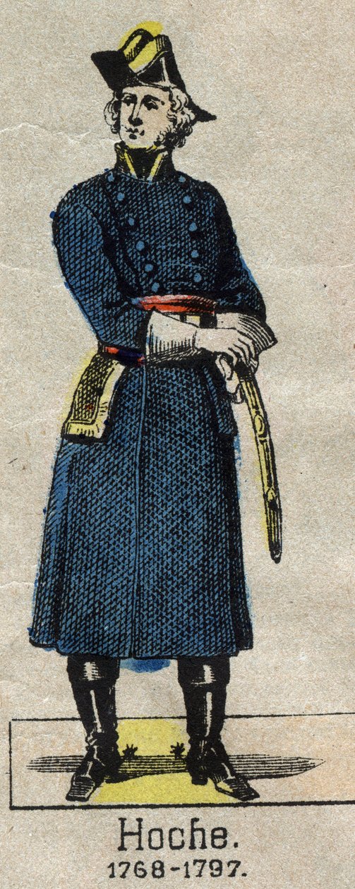 Portrait of General Louis Lazare Hoche (1768-1797) Image of Epinal from the end of the 19th century. 作者 法语学校