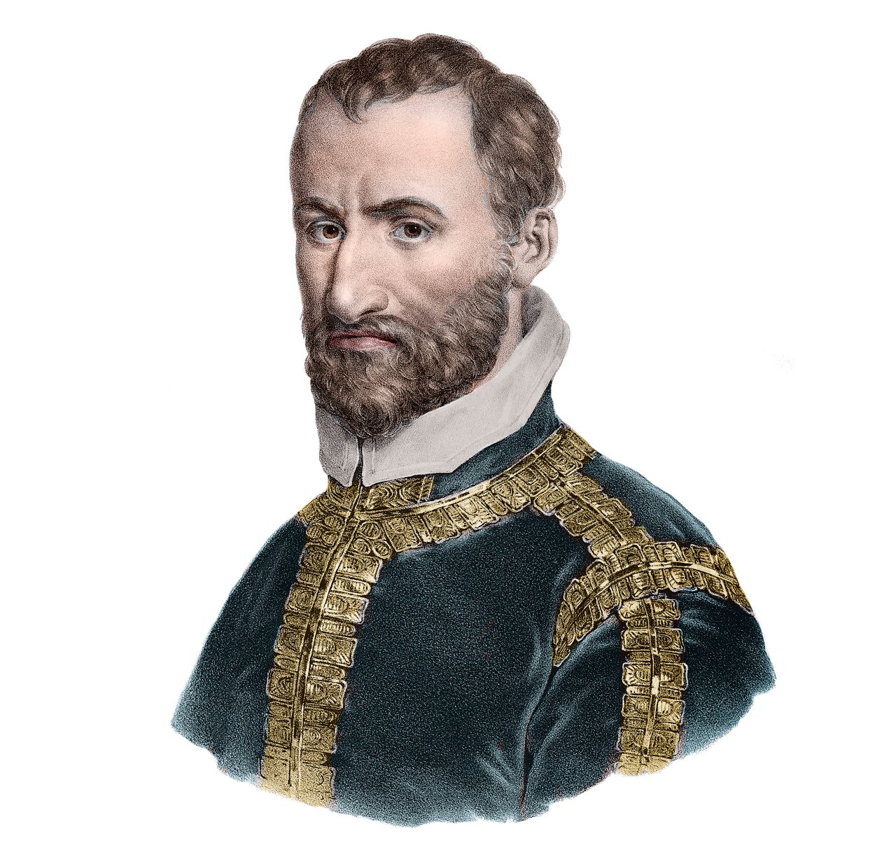 Giovanni Pierluigi da Palestrina（1525-1594）的肖像，意大利作曲家。 作者 法语学校