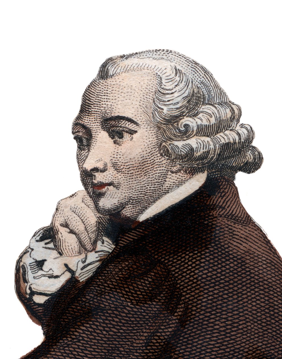 Guillaume Chretien de Lamoignon de Malesherbes（1721-1794）的肖像，法国政治家和部长。 作者 法语学校
